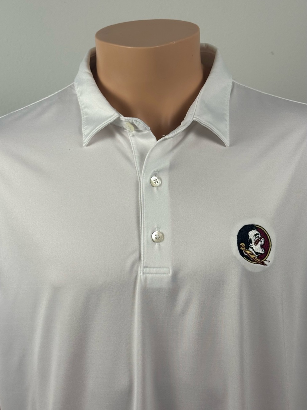 ✨ johnnie-O Florida State Seminoles FSU Performance Polo White XL